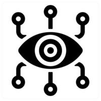 Security and shield icon in black color vector