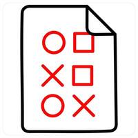 Big Data and Big icon concept in red line color vector