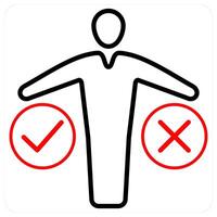 Review and feedback icon concept in red line color vector