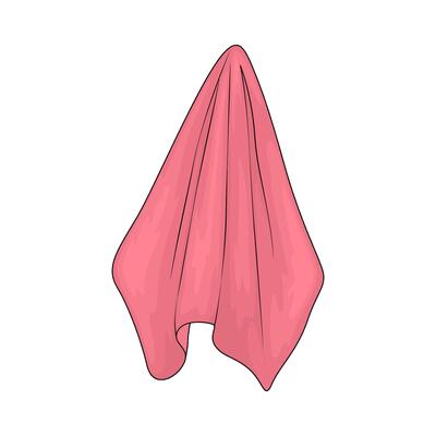 Barbershop towel illustration