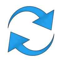 refresh buttons illustration vector