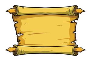 Illustration of an Ancient Scroll vector