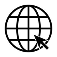 Internet icon .Go to web sign. for web site design, logo, app, UI. illustration, EPS10. vector