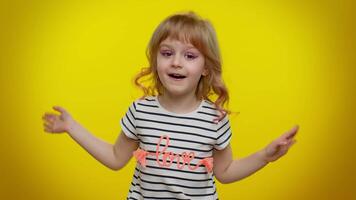 I do not need it, not me, no thanks, honest little kid child pointing fingers himself ask say who me video
