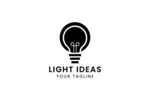 Bright idea icon in simple style. Great for technology, invention, or design business branding. vector
