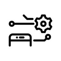 Smart Mobile Device Configuration and Settings Automation Process vector