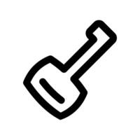 Outline Icon of a Diagonal Key Symbol for Unlocking Access Securely Now vector