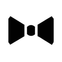 Drawing bow tie icon vector