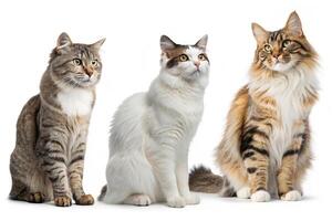 Trio of Cat Icons in Image Set photo