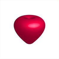 3d realistic illustration banner. Falling red strawberries. Isolated on white background. vector