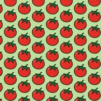 Tomato Pattern Background vector