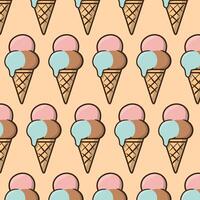 Ice Cream Pattern vector