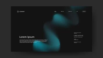 fluid gradient background design for landing page vector