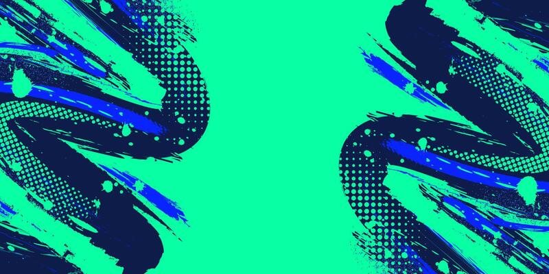Grunge Sports Background with Halftone Effect. Suitable for Banner and Poster Design Elements