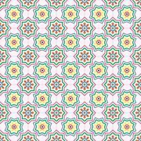 A colorful pattern with geometric shapes vector