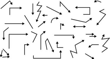 Arrows set. Arrow icon collection. Set different arrows or web design. vector
