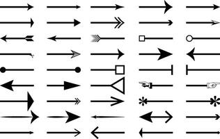 Arrows set. Arrow icon collection. Set different arrows or web design vector