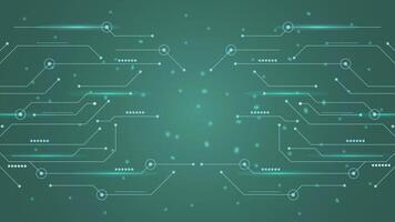 Modern digital background featuring circuit style lines and glowing points perfect for tech themes and innovation based digital media projects and futuristic presentations vector