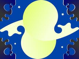 abstract blue background with drops vector