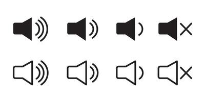 Sound icon, volume symbol, speaker sign, an icon that increases and reduces the sound. icon . vector