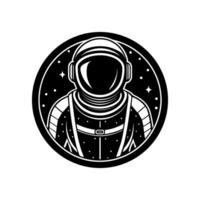 Astronaut in Outer Space Concept vector