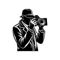 Photographer icon element vector