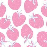 a pattern with, strawberries on it vector