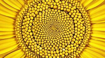 Macro Shot of Vibrant Yellow Daisy in Full Bloom photo