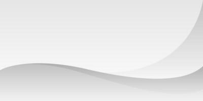 Elegant White Gradient Wave Background with Soft Layers vector