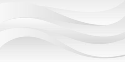 Modern Abstract White Background with Smooth Wavy Gradients vector
