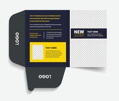 Folder design presentation for your business identity and branding vector