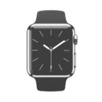 Smartwatch illustration in halftone dot style. Modern digital wristwatch icon with retro pop art texture. Tech-inspired monochrome design for posters, prints, and UI concepts. vector