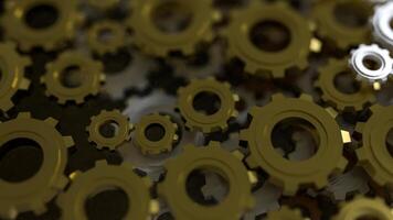 Gear Background for engineer or technology concept 3d rendering . photo