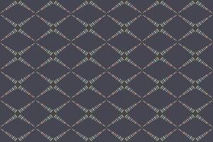 Eastern seamless pattern. Moroccan Texture of various horizontal colour rhombus, geometric shapes. Traditional oriental elements. Decorative mediterranean eastern ornaments on black background. vector