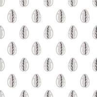 Shellfish seamless pattern. Repeat ornaments with sea elements. Grey Shells on white background. Snall seashell. flat illustration for wallpaper, textiles, printing vector