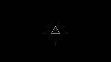 White Strobe Flashing Geometric Background VJ Loop in 4K video