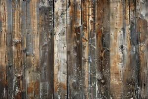 Old weathered wooden planks showing signs of age and wear, creating rustic texture photo