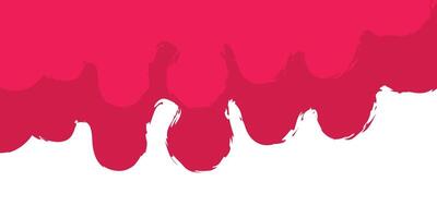 Abstract Red Liquid Flow on White Background with Artistic Texture vector