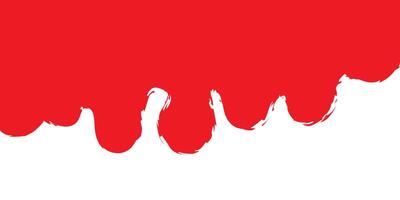 Red Abstract Paint Splash on White Background Illustration vector