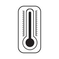 A thermometer accurately measures temperature for health, weather, and science vector