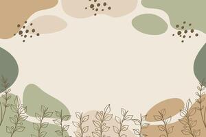 Botanical Abstract Background Illustration vector