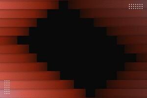 Abstract Red Geometric Design with Gradual Stairs Effect vector