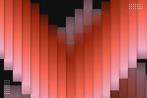 Abstract Red Geometric Design with Gradual Stairs Effect Background vector