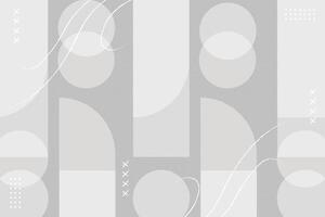 Modern Geometric Shape Background in Gray Background. vector