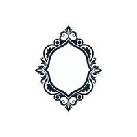 Simple Rectangle Border Frame Illustration vector