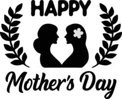 Mothers Day Illustration Set for Print and Digital Use vector