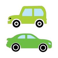 Car Icons Set, Simple Automobile Graphics, Vehicle Symbol Illustrations, Transportation Sign Art, Cartoon Car vector