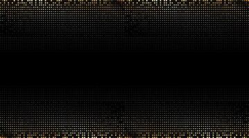 Festive Elegant Gold and Black Fading Halftone Dots Border Pattern Texture Background vector