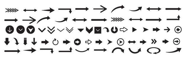 Minimal Arrow Icon Set, icon and graphics vector
