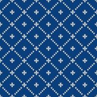 Nordic ethnic style ornament with dots and rhombs. Diamond pattern seamless texture. vector